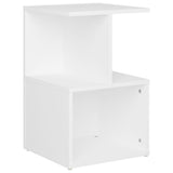 Bedside Cabinet White 35x35x55 cm Engineered Wood