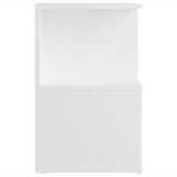 Bedside Cabinets 2 pcs White 35x35x55 cm Engineered Wood