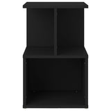 Bedside Cabinets 2 pcs Black 35x35x55 cm Engineered Wood