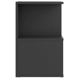 Bedside Cabinets 2 pcs Grey 35x35x55 cm Engineered Wood - Top-Down View