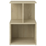 Bedside Cabinet Sonoma Oak 35x35x55 cm Engineered Wood - Side View