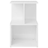 Bedside Cabinet High Gloss White 35x35x55 cm Engineered Wood