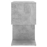 Bedside Cabinets 2 pcs Concrete Grey 50x30x51.5 cm Engineered Wood - 45-Degree Angle
