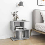 Bedside Cabinets 2 pcs Concrete Grey 50x30x51.5 cm