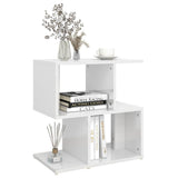 Bedside Cabinets 2 pcs High Gloss White 50x30x51.5 cm Engineered Wood - Rear View