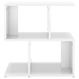 Bedside Cabinets 2 pcs High Gloss White 50x30x51.5 cm Engineered Wood - Top-Down View