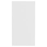 Side Table White 50x26x50 cm Engineered Wood - 45-Degree Angle