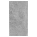 Side Table Concrete Grey 50x26x50 cm Engineered Wood - 45-Degree Angle