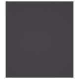 Side Table Grey 60x40x45 cm Engineered Wood - Rear View