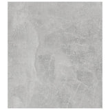 Side Table Concrete Grey 60x40x45 cm Engineered Wood - Rear View