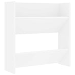 Wall Shoe Cabinets 4 pcs White 60x18x60 cm Engineered Wood