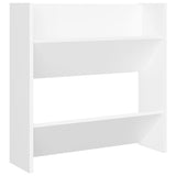 Wall Shoe Cabinets 4 pcs White 60x18x60 cm Engineered Wood - 45-Degree Angle