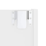 Wall Shoe Cabinets 4 pcs White 60x18x60 cm Engineered Wood