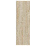 Wall Shoe Cabinet Sonoma Oak 60x18x60 cm Engineered Wood