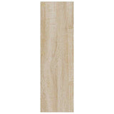 Wall Shoe Cabinet Sonoma Oak 60x18x60 cm Engineered Wood - Rear View