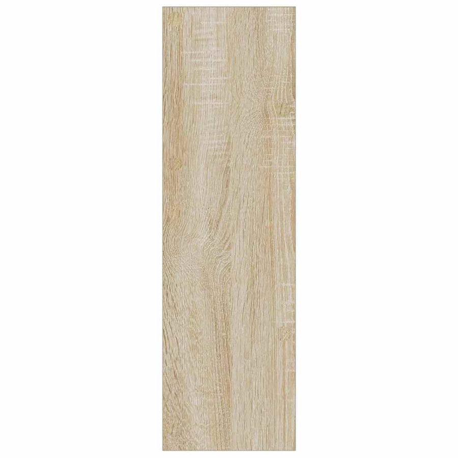 Wall Shoe Cabinet Sonoma Oak 60x18x60 cm Engineered Wood