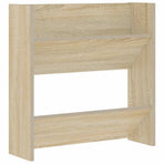Wall Shoe Cabinets 2 pcs Sonoma Oak 60x18x60cm Engineered Wood