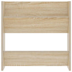 Wall Shoe Cabinets 2 pcs Sonoma Oak 60x18x60cm Engineered Wood