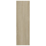 Wall Shoe Cabinets 2 pcs Sonoma Oak 60x18x60cm Engineered Wood