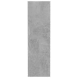 Wall Shoe Cabinet Concrete Grey 60x18x60 cm Engineered Wood - 45-Degree Angle