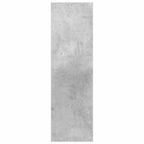 Wall Shoe Cabinet Concrete Grey 60x18x60 cm Engineered Wood - Rear View