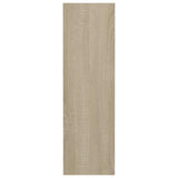 Wall Shoe Cabinets 2 pcs White&Sonoma Oak 60x18x60 cm Engineered Wood