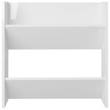 Wall Shoe Cabinet High Gloss White 60x18x60 cm Engineered Wood