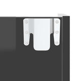 Wall Shoe Cabinets 4 pcs High Gloss Grey 60x18x60 cm Engineered Wood - Extra Image
