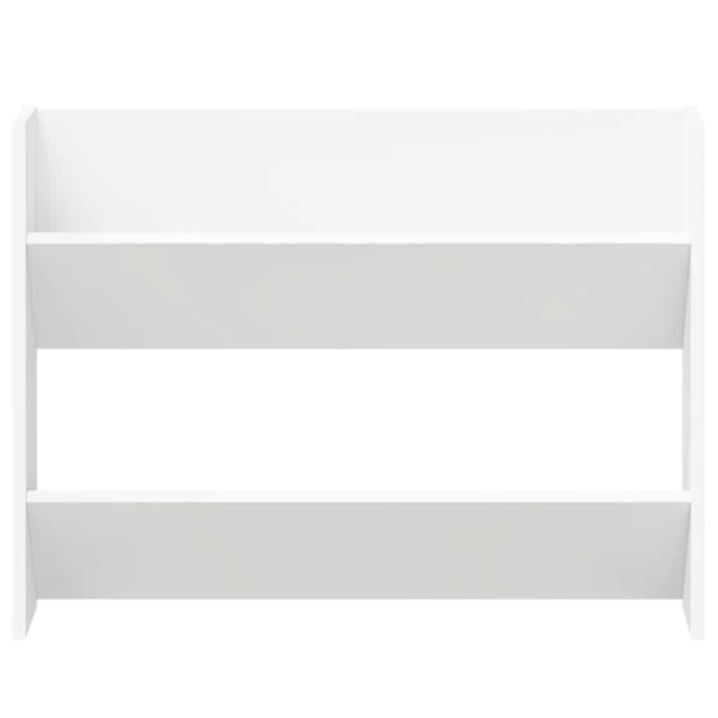 Wall Shoe Cabinet 2 pcs White 80x18x60 cm Engineered Wood