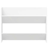 Wall Shoe Cabinet 2 pcs White 80x18x60 cm Engineered Wood - 45-Degree Angle