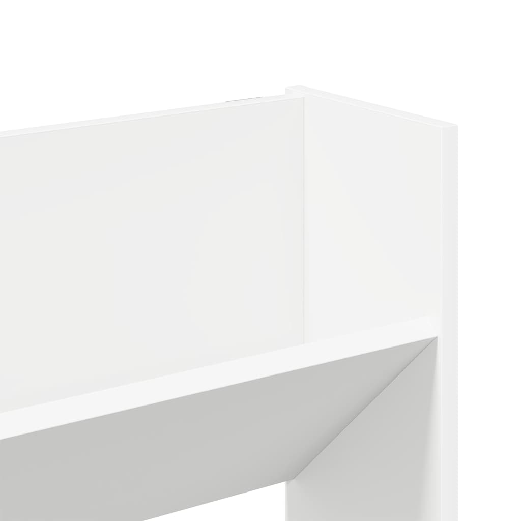 Wall Shoe Cabinet 2 pcs White 80x18x60 cm Engineered Wood