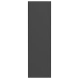 Wall Shoe Cabinet Grey 80x18x60 cm Engineered Wood - 45-Degree Angle