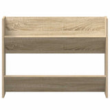 Wall Shoe Cabinets 2 pcs Sonoma Oak 80x18x60cm Engineered Wood