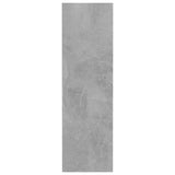 Wall Shoe Cabinet Concrete Grey 80x18x60 cm Engineered Wood
