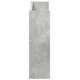 Wall Shoe Cabinets 2 pcs Concrete Grey 80x18x60 cm Engineered Wood