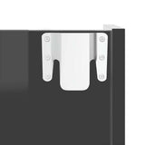 Wall Shoe Cabinets 2 pcs High Gloss Grey 80x18x60 cm Engineered Wood