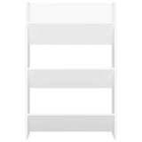Wall Shoe Cabinet White 60x18x90 cm Engineered Wood