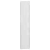 Wall Shoe Cabinet White 60x18x90 cm Engineered Wood