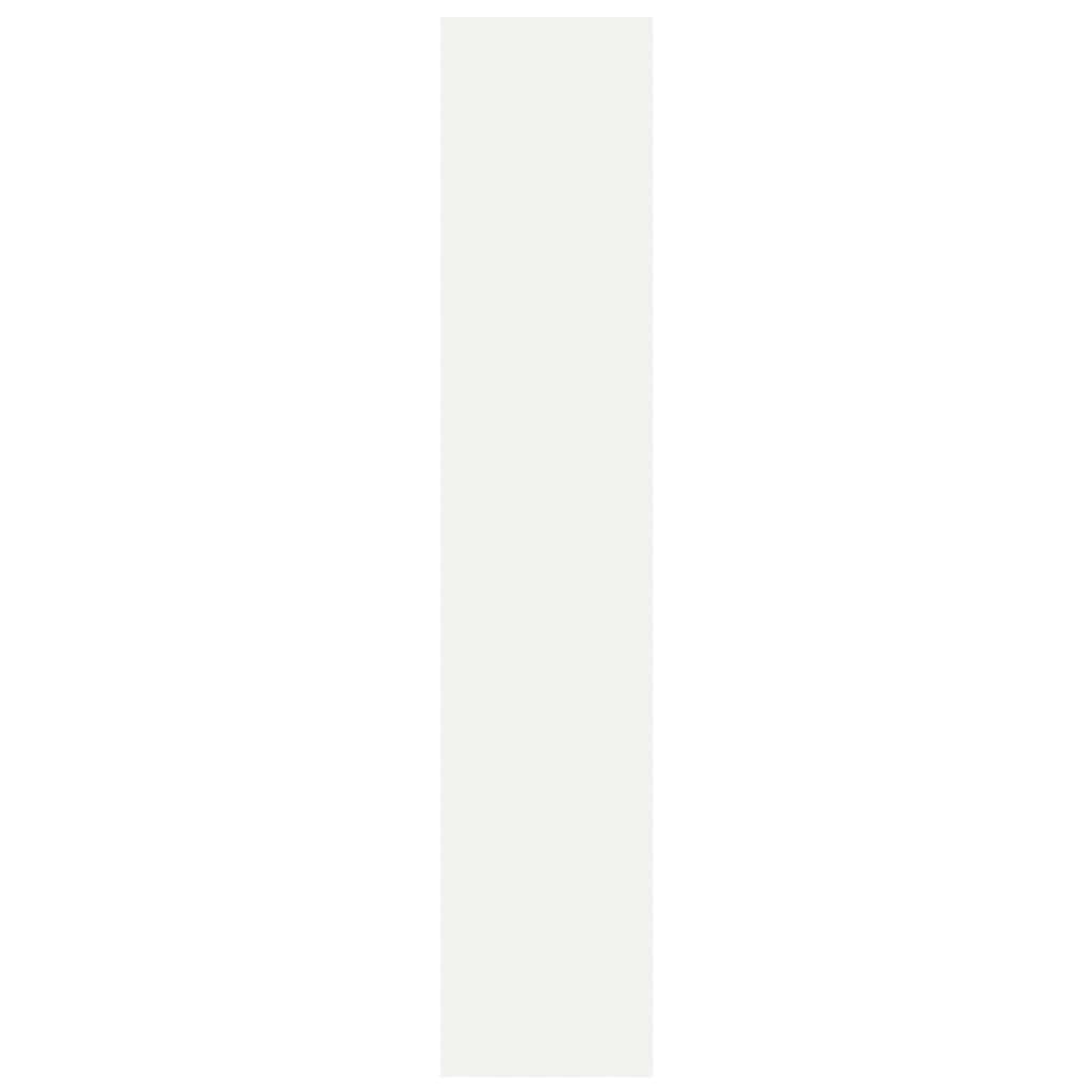 Wall Shoe Cabinet White 60x18x90 cm Engineered Wood