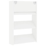 Wall Shoe Cabinet White 60x18x90 cm Engineered Wood - Close-Up Angle