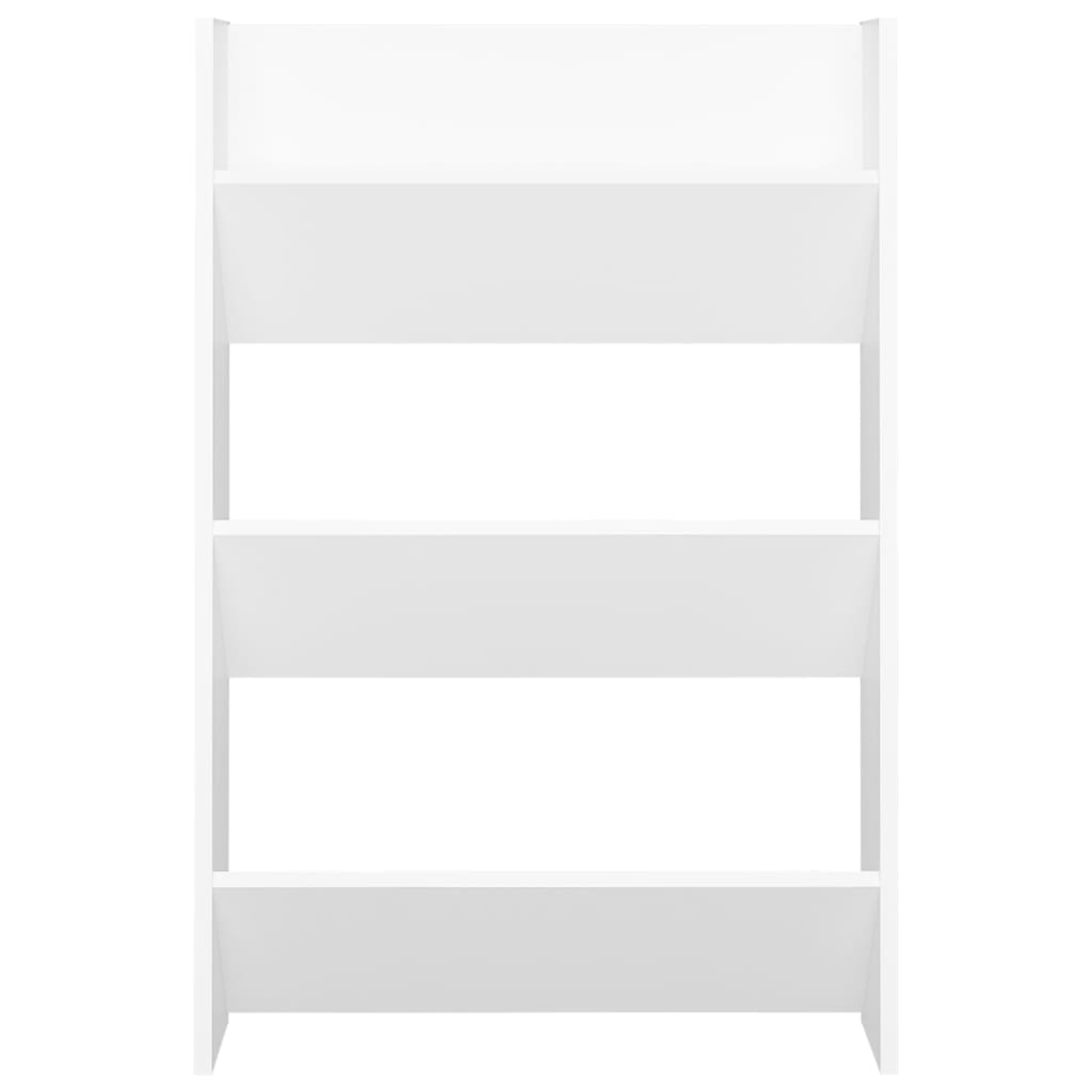 Wall Shoe Cabinets 2 pcs White 60x18x90 cm Engineered Wood