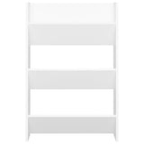 Wall Shoe Cabinets 2 pcs White 60x18x90 cm Engineered Wood