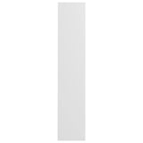 Wall Shoe Cabinets 2 pcs White 60x18x90 cm Engineered Wood