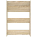 Wall Shoe Cabinet Sonoma Oak 60x18x90 cm Engineered Wood