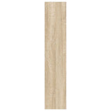 Wall Shoe Cabinet Sonoma Oak 60x18x90 cm Engineered Wood