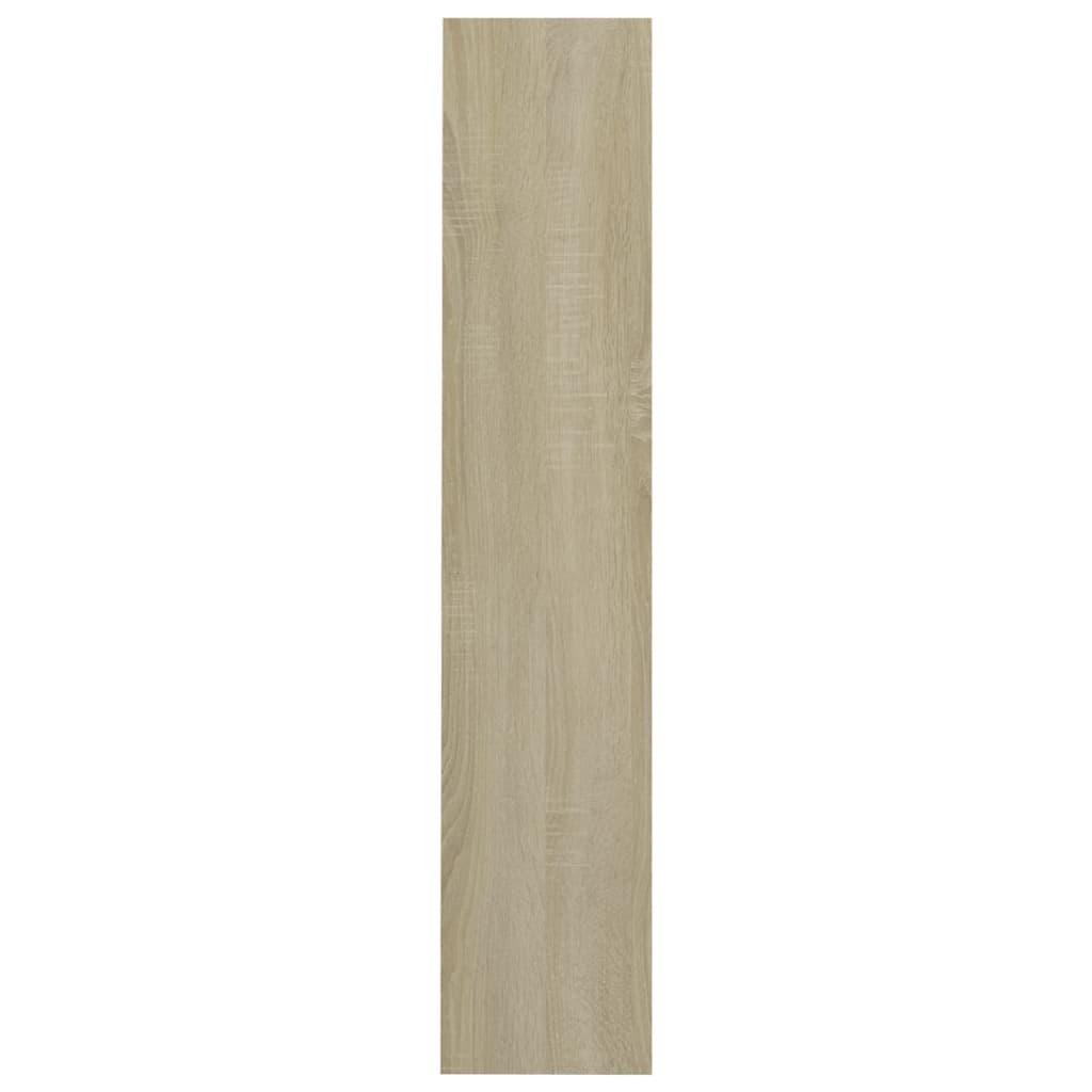 Wall Shoe Cabinets 2 pcs Sonoma Oak 60x18x90 cm Engineered Wood