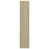 Wall Shoe Cabinets 2 pcs Sonoma Oak 60x18x90 cm Engineered Wood