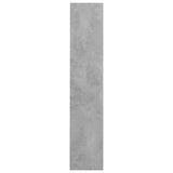 Wall Shoe Cabinet Concrete Grey 60x18x90 cm Engineered Wood
