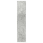 Wall Shoe Cabinet Concrete Grey 60x18x90 cm Engineered Wood