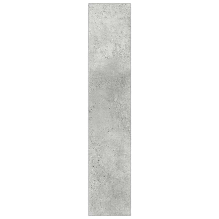 Wall Shoe Cabinet Concrete Grey 60x18x90 cm Engineered Wood